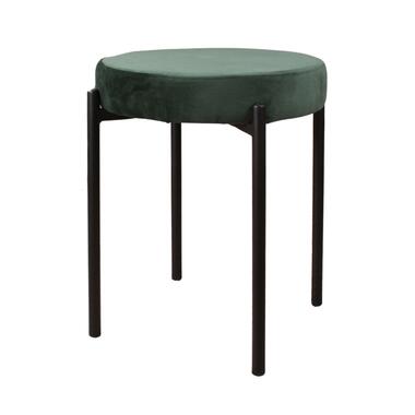 Tabouret velours Mika vert olive product