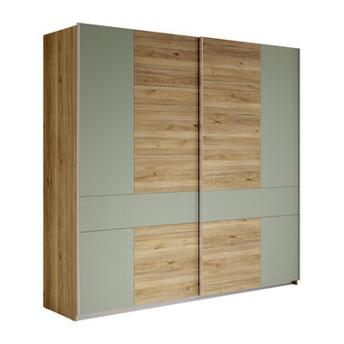 Armoire Wally - Chêne clair - Vert - 220 cm product