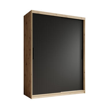 Armoire Luxor - Noir - Chêne - 150 cm product