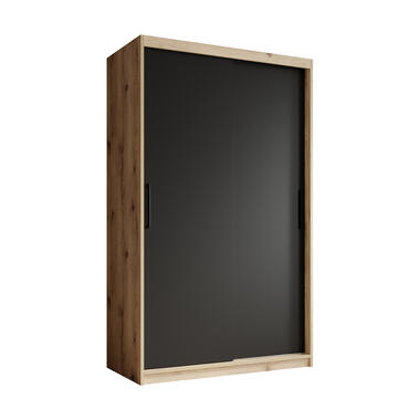 Armoire Luxor - Noir - Chêne - 120 cm product