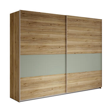 Armoire Wally 2 - Chêne clair - Vert - 270 cm product