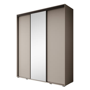 Armoire Delos 3 - Beige - 200 cm - Avec miroir product