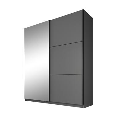 Armoire Samantha - Gris - 179 cm - Avec miroir product