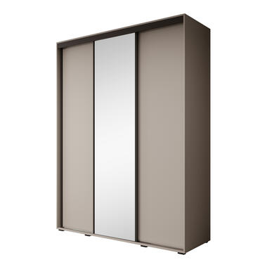 Armoire Delos 3 - Beige - 180 cm - Avec miroir product