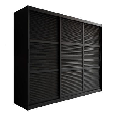 Armoire Zagreb - Noir - 250 cm product