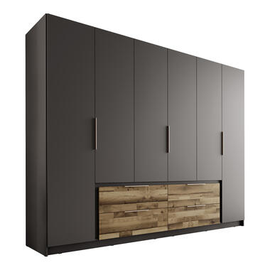 Armoire Leipzig - Gris - Chêne - 270 cm product