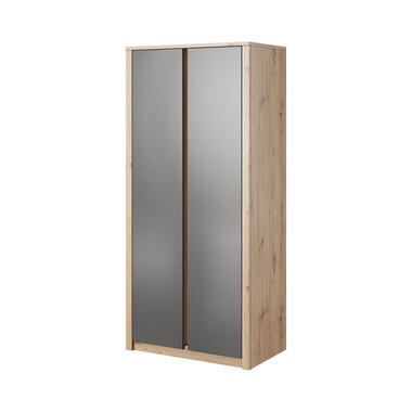 Armoire Melody - Gris - Chêne - 90 cm product