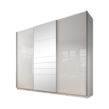 Meubella Kleerkast Mariah 2 - Wit - 263 cm - Met spiegel product