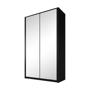 Armoire Malibu - Noir mat - 113 cm - Avec miroir product