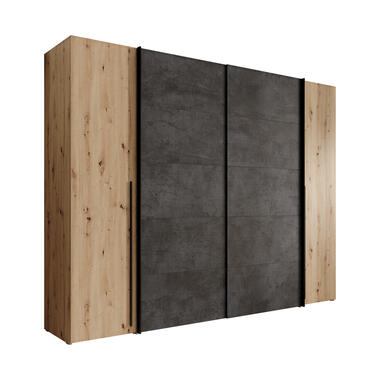 Armoire Nassau - Chêne - Gris - 270 cm product