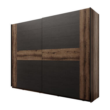 Armoire Borna - Chêne foncé - Chêne gris - 270 cm product