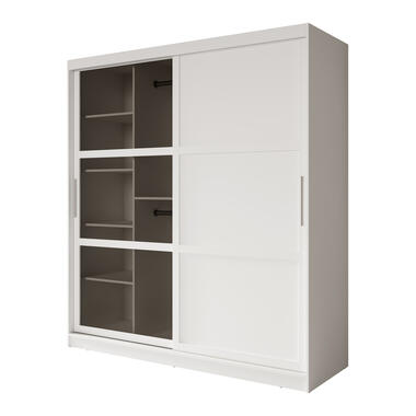 Meubella Kleerkast Davies 2 - Wit - 180 cm product