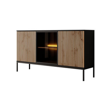 Buffet Legend - Noir mat - Chêne - 154 cm product