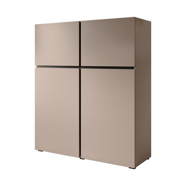 Buffet Cainan - Beige - Noir - 119 cm - Haut product