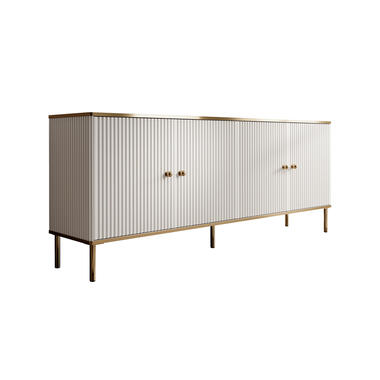 Meubella Dressoir Vanty - Wit - 182 cm product