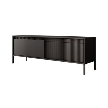 Meubella TV-Meubel Saran - Mat zwart - 153 cm product