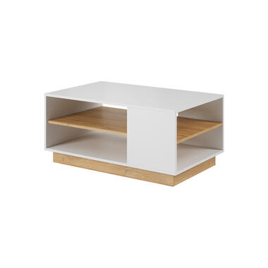 Meubella Salontafel Ashley - Wit - Eiken - 100 cm product