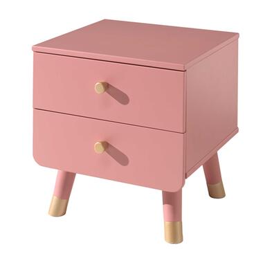 Table de chevet Billy rétro 2 tiroirs - rose product