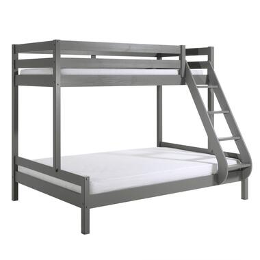 Lit superposé Triple pour 3 personnes en bois - gris product