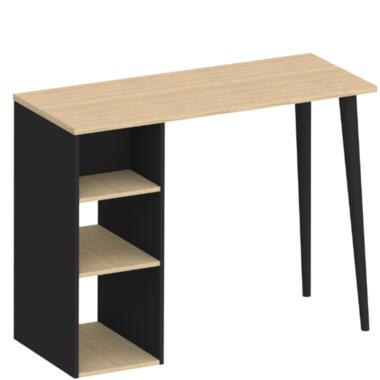 Table de bar Bernt 3 niches-chêne Vicenza/noir product