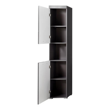 Armoire colonne Amanda - 37 x 31 x 190 cm - Mélamine - Agave Grey product