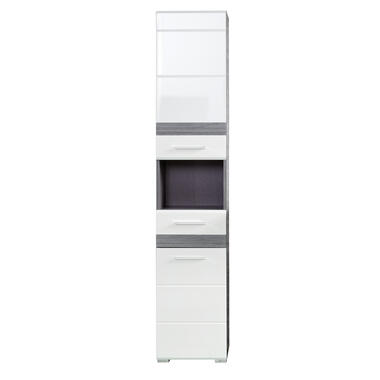 Armoire à colonnes Set-One - 37 x 31 x 182 cm - Smoky Silver product