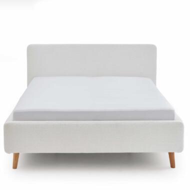 Meise Tweepersoonsbed Dalila 160x200cm teddystof - wit product