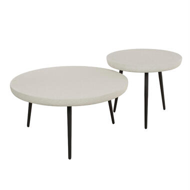 Ensemble de tables basses Shana de 2 rondes - marbre composite product