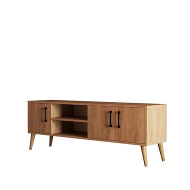 Woody Fashion TV Stand - 100% Melamine Coated - Oak - 150 cm Width product