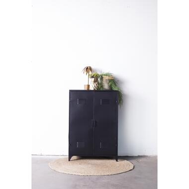 Lockerkast Zwart Metaal - 76x40x110cm - Robby product