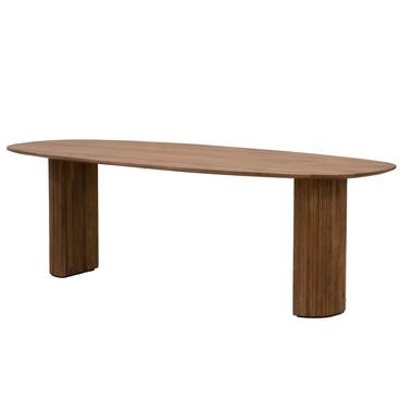 Table de salle à manger ovale Feline - manguier brun - 300 cm product