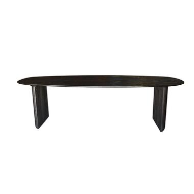 Table de salle à manger ovale Feline - manguier noir - 220 cm product