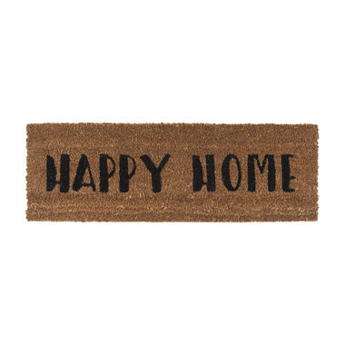 Present Time - Paillasson Happy Home - Noir - 75x25x1,5cm product