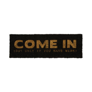 Present Time - Paillasson Come In - Or et Noir - 75x25x1,5 product