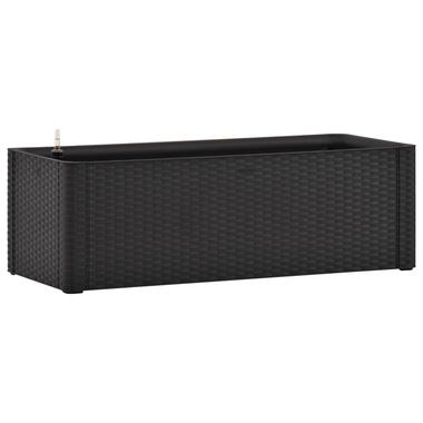 vidaXL - lit surélevé - Anthracite - Polypropylène - 100 x 43 x 33 cm product