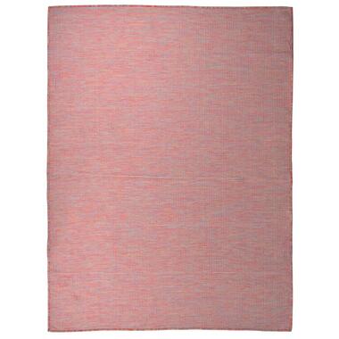 vidaXL Tapis à tissage plat d'extérieur 120x170 cm Rouge product