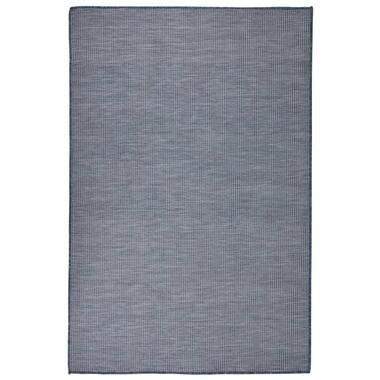 vidaXL Tapis à tissage plat d'extérieur 120x170 cm Bleu product