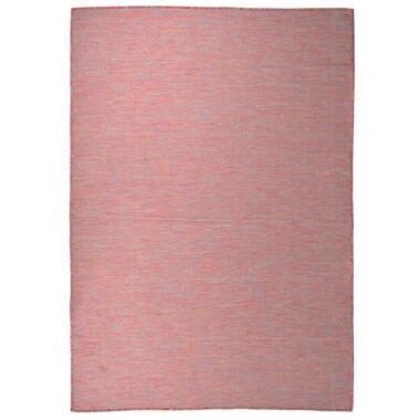 vidaXL Tapis à tissage plat d'extérieur 160x230 cm Rouge product