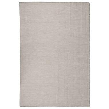 vidaXL Tapis à tissage plat d'extérieur 120x170 cm Taupe product