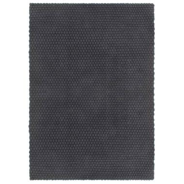 vidaXL Tapis rectangulaire Anthracite 160x230 cm Coton product