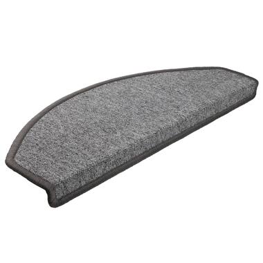 vidaXL Tapis d'escalier 10 pcs 65x24x4 cm Gris foncé product