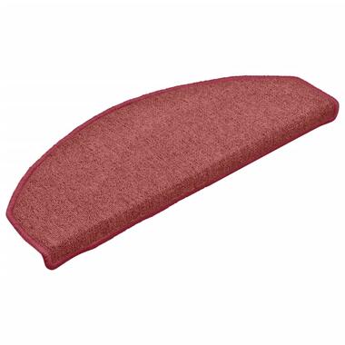 vidaXL Tapis de marches d'escalier 15 pcs Rouge 65x24x4 cm product