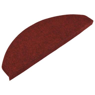 vidaXL Tapis d'escalier autocollants 15 pcs 65x22,5x3,5 cm Rouge product