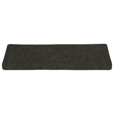 vidaXL Tapis d'escalier 15 pcs tissu aiguilleté 65x21x4 cm anthracite product