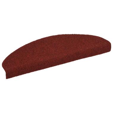 vidaXL Tapis autoadhésifs de marches 5 pcs Rouge 65x21x4 cm Aiguilleté product