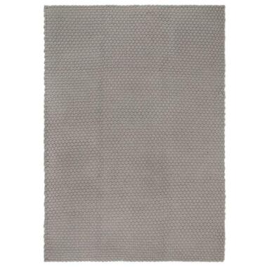 vidaXL Tapis rectangulaire Gris 80x160 cm Coton product