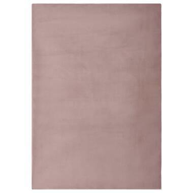 vidaXL Tapis Fausse fourrure de lapin 180x270 cm Vieux rose product