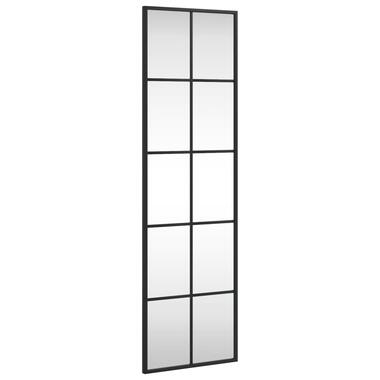 vidaXL Miroir mural noir 30x100 cm rectangulaire fer product