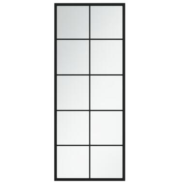 vidaXL Miroir mural noir 100x40 cm métal product