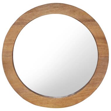 vidaXL Miroir mural 60 cm Teck Rond product